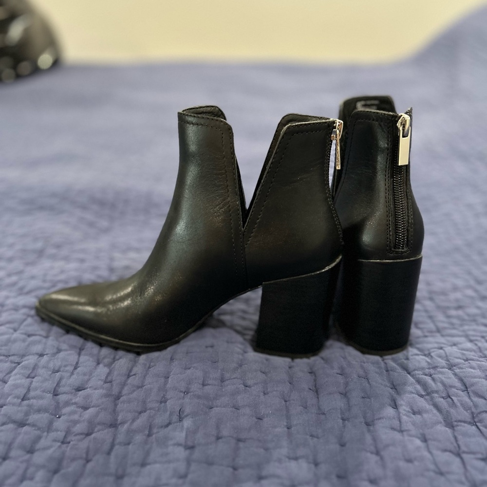 Steve Madden Black Heeled Darryn Boots